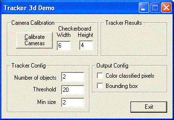 Tracker3dDemo Application